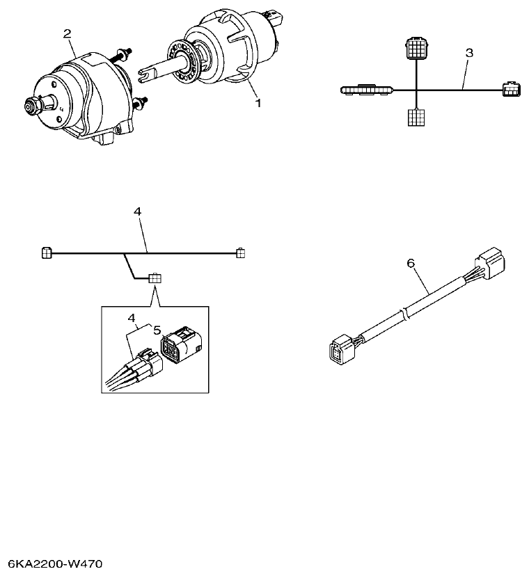 Yamaha F300FST, FL300FST, F300FST2, FL300FST2 OPTIONAL PARTS 3 parts diagram